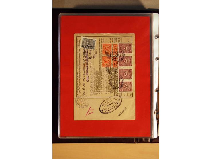 1923/32, umfangreiche Sammlung mit einigen hundert Briefen und Karten, sauber nach Ausgaben sortiert mit vielen besseren Einz