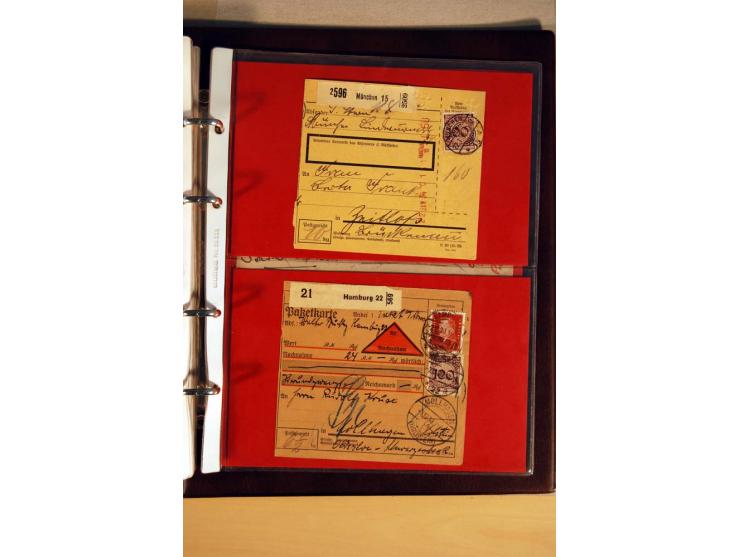 1923/32, umfangreiche Sammlung mit einigen hundert Briefen und Karten, sauber nach Ausgaben sortiert mit vielen besseren Einz