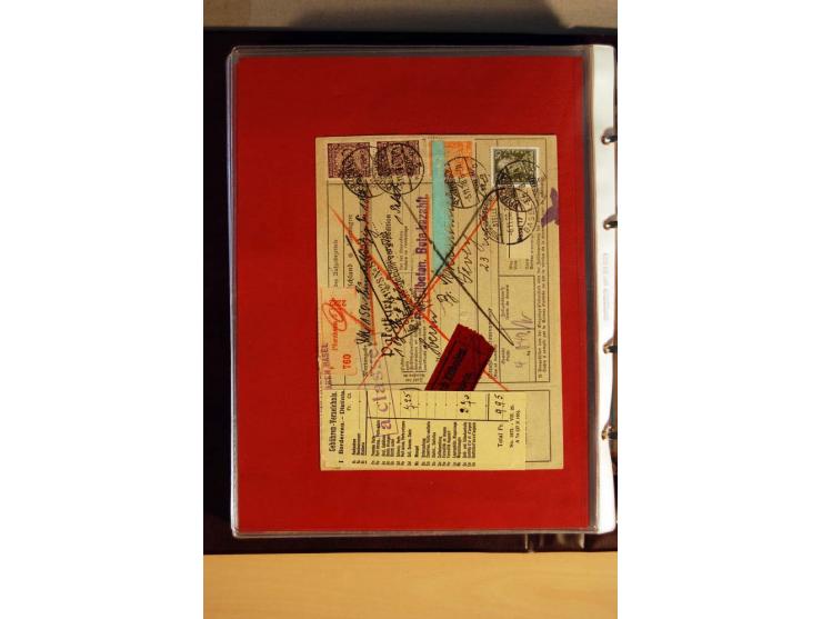 1923/32, umfangreiche Sammlung mit einigen hundert Briefen und Karten, sauber nach Ausgaben sortiert mit vielen besseren Einz