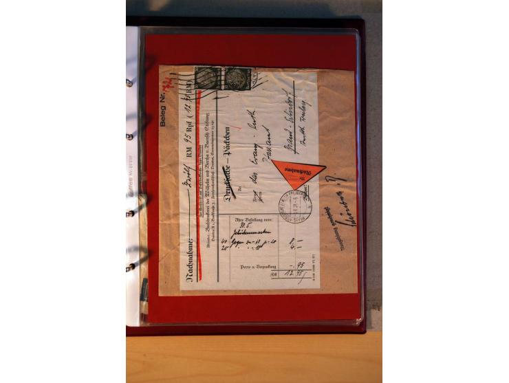 1932/40, Hindenburg-Freimarkenausgabe, umfangreiche Sammlung mit einigen hundert Briefen und Karten, dabei bessere Einzel- un