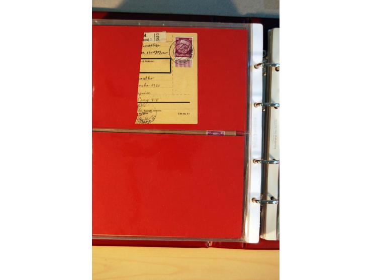 1932/40, Hindenburg-Freimarkenausgabe, umfangreiche Sammlung mit einigen hundert Briefen und Karten, dabei bessere Einzel- un