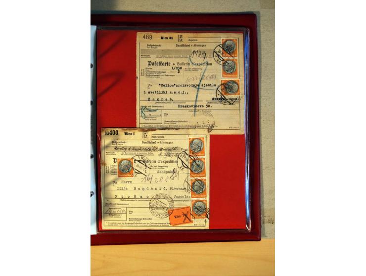 1932/40, Hindenburg-Freimarkenausgabe, umfangreiche Sammlung mit einigen hundert Briefen und Karten, dabei bessere Einzel- un