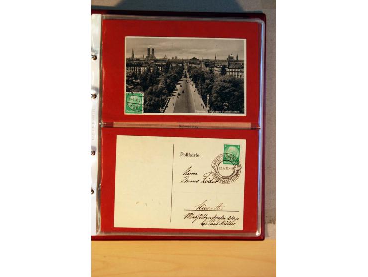 1932/40, Hindenburg-Freimarkenausgabe, umfangreiche Sammlung mit einigen hundert Briefen und Karten, dabei bessere Einzel- un