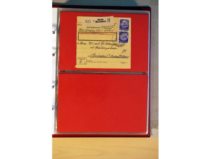1932/40, Hindenburg-Freimarkenausgabe, umfangreiche Sammlung mit einigen hundert Briefen und Karten, dabei bessere Einzel- un