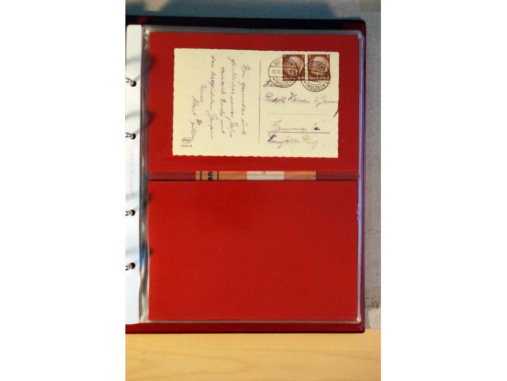 1932/40, Hindenburg-Freimarkenausgabe, umfangreiche Sammlung mit einigen hundert Briefen und Karten, dabei bessere Einzel- un