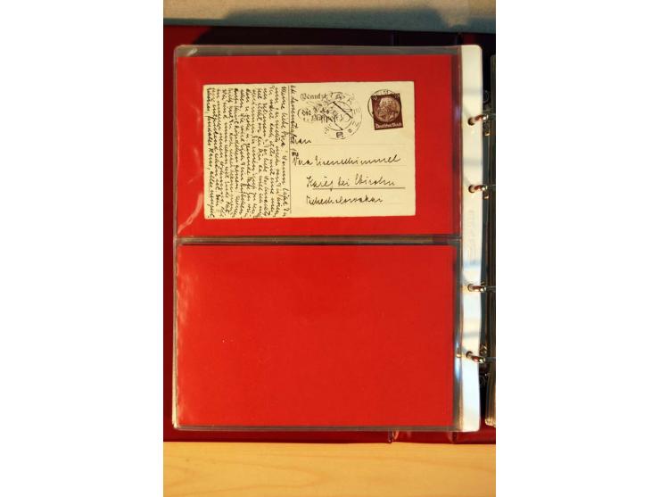 1932/40, Hindenburg-Freimarkenausgabe, umfangreiche Sammlung mit einigen hundert Briefen und Karten, dabei bessere Einzel- un