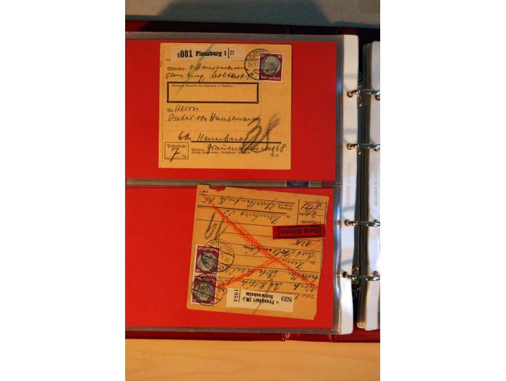 1932/40, Hindenburg-Freimarkenausgabe, umfangreiche Sammlung mit einigen hundert Briefen und Karten, dabei bessere Einzel- un