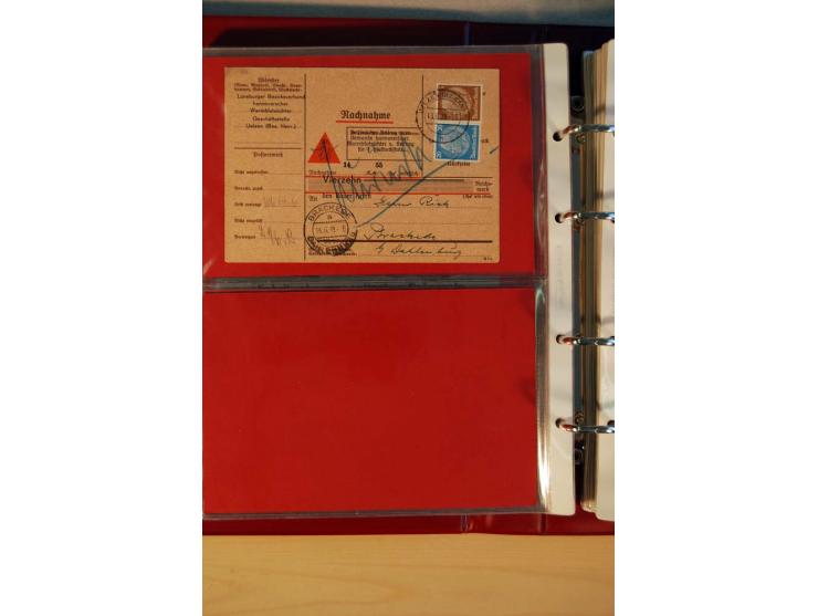1932/40, Hindenburg-Freimarkenausgabe, umfangreiche Sammlung mit einigen hundert Briefen und Karten, dabei bessere Einzel- un