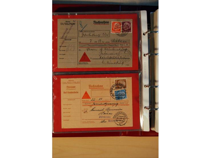1932/40, Hindenburg-Freimarkenausgabe, umfangreiche Sammlung mit einigen hundert Briefen und Karten, dabei bessere Einzel- un