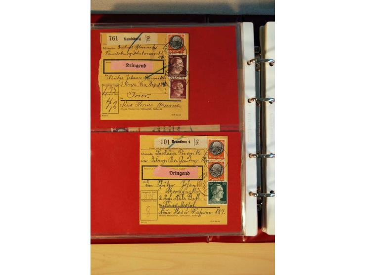 1932/40, Hindenburg-Freimarkenausgabe, umfangreiche Sammlung mit einigen hundert Briefen und Karten, dabei bessere Einzel- un