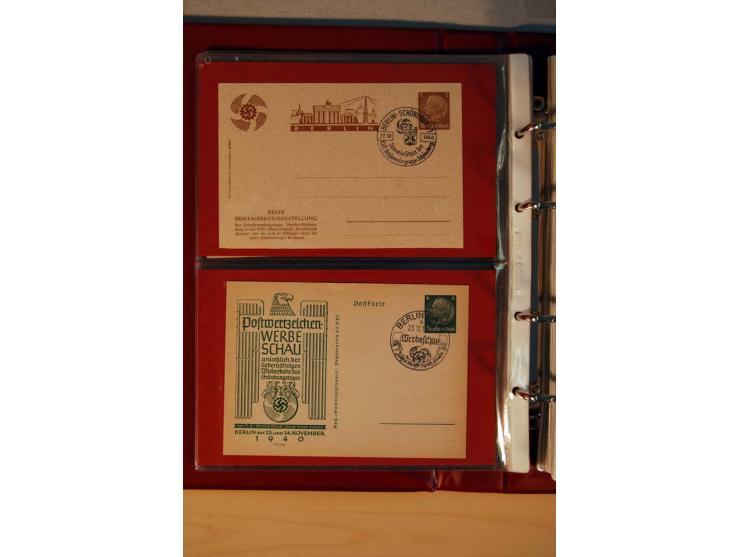 1932/40, Hindenburg-Freimarkenausgabe, umfangreiche Sammlung mit einigen hundert Briefen und Karten, dabei bessere Einzel- un