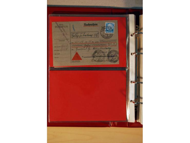 1932/40, Hindenburg-Freimarkenausgabe, umfangreiche Sammlung mit einigen hundert Briefen und Karten, dabei bessere Einzel- un