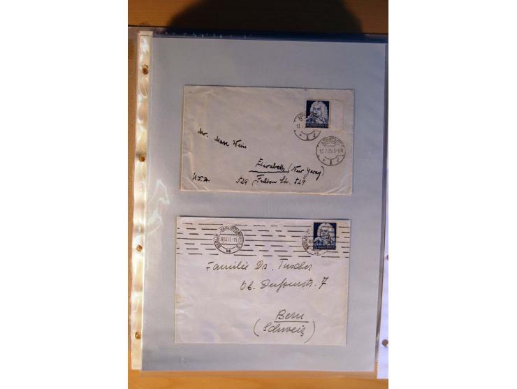 1933/45, sehr umfangreiche Sammlung mit Schwerpunkt Einzel- und Mehrfachfrankaturen der Sondermarken mit ca. 3000 Stück in 19