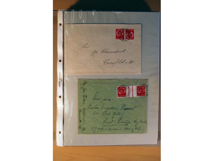 1933/45, sehr umfangreiche Sammlung mit Schwerpunkt Einzel- und Mehrfachfrankaturen der Sondermarken mit ca. 3000 Stück in 19