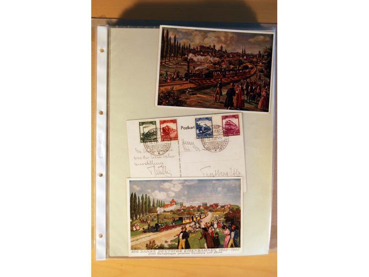 1933/45, sehr umfangreiche Sammlung mit Schwerpunkt Einzel- und Mehrfachfrankaturen der Sondermarken mit ca. 3000 Stück in 19