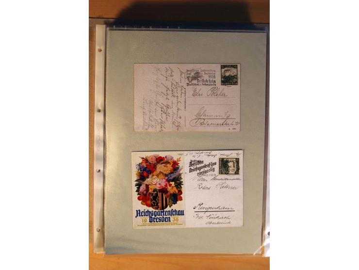 1933/45, sehr umfangreiche Sammlung mit Schwerpunkt Einzel- und Mehrfachfrankaturen der Sondermarken mit ca. 3000 Stück in 19