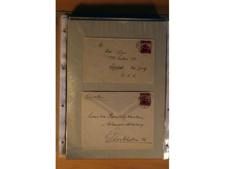1933/45, sehr umfangreiche Sammlung mit Schwerpunkt Einzel- und Mehrfachfrankaturen der Sondermarken mit ca. 3000 Stück in 19