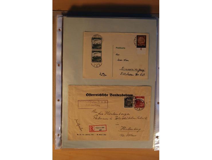 1933/45, sehr umfangreiche Sammlung mit Schwerpunkt Einzel- und Mehrfachfrankaturen der Sondermarken mit ca. 3000 Stück in 19