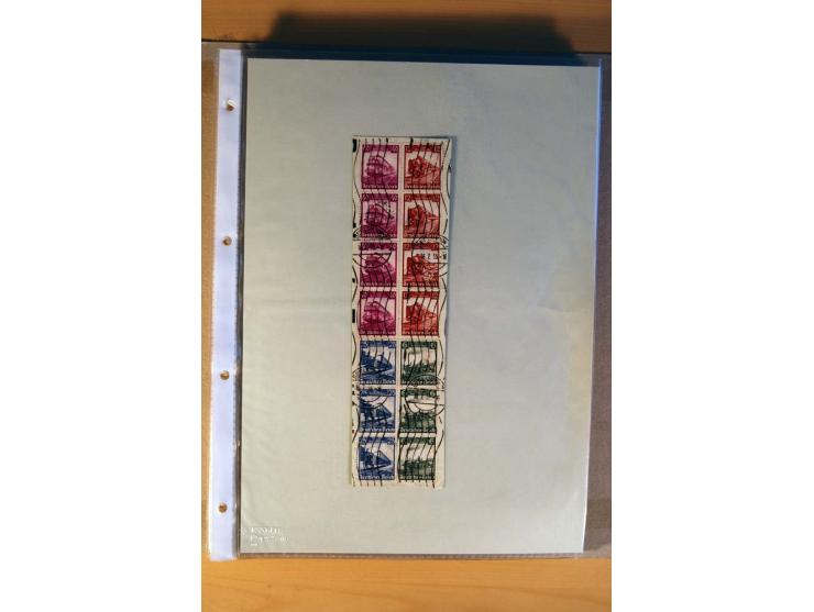 1933/45, sehr umfangreiche Sammlung mit Schwerpunkt Einzel- und Mehrfachfrankaturen der Sondermarken mit ca. 3000 Stück in 19