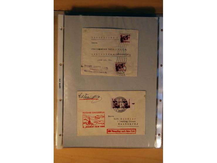 1933/45, sehr umfangreiche Sammlung mit Schwerpunkt Einzel- und Mehrfachfrankaturen der Sondermarken mit ca. 3000 Stück in 19