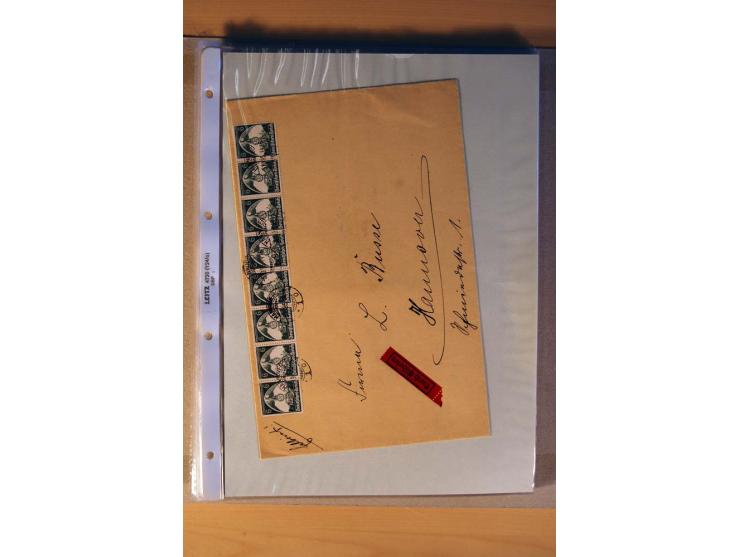 1933/45, sehr umfangreiche Sammlung mit Schwerpunkt Einzel- und Mehrfachfrankaturen der Sondermarken mit ca. 3000 Stück in 19