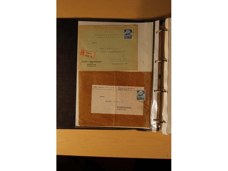 1933/45, sehr umfangreiche Sammlung mit Schwerpunkt Einzel- und Mehrfachfrankaturen der Sondermarken mit ca. 3000 Stück in 19