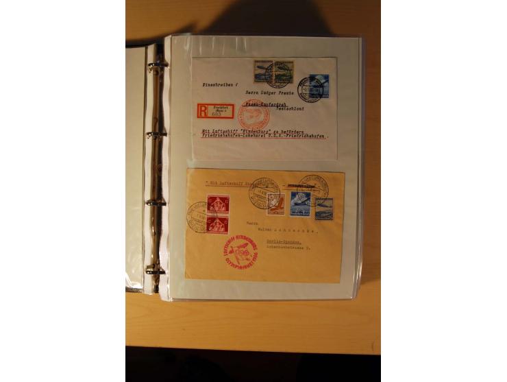 1933/45, sehr umfangreiche Sammlung mit Schwerpunkt Einzel- und Mehrfachfrankaturen der Sondermarken mit ca. 3000 Stück in 19