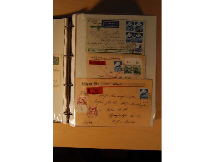 1933/45, sehr umfangreiche Sammlung mit Schwerpunkt Einzel- und Mehrfachfrankaturen der Sondermarken mit ca. 3000 Stück in 19