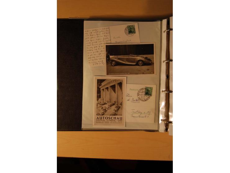 1933/45, sehr umfangreiche Sammlung mit Schwerpunkt Einzel- und Mehrfachfrankaturen der Sondermarken mit ca. 3000 Stück in 19
