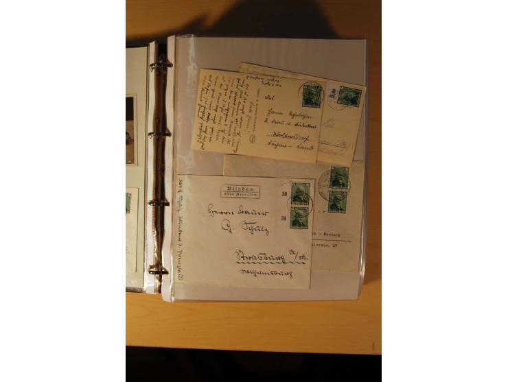 1933/45, sehr umfangreiche Sammlung mit Schwerpunkt Einzel- und Mehrfachfrankaturen der Sondermarken mit ca. 3000 Stück in 19