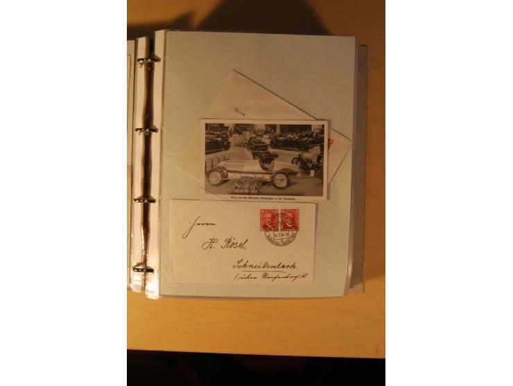1933/45, sehr umfangreiche Sammlung mit Schwerpunkt Einzel- und Mehrfachfrankaturen der Sondermarken mit ca. 3000 Stück in 19