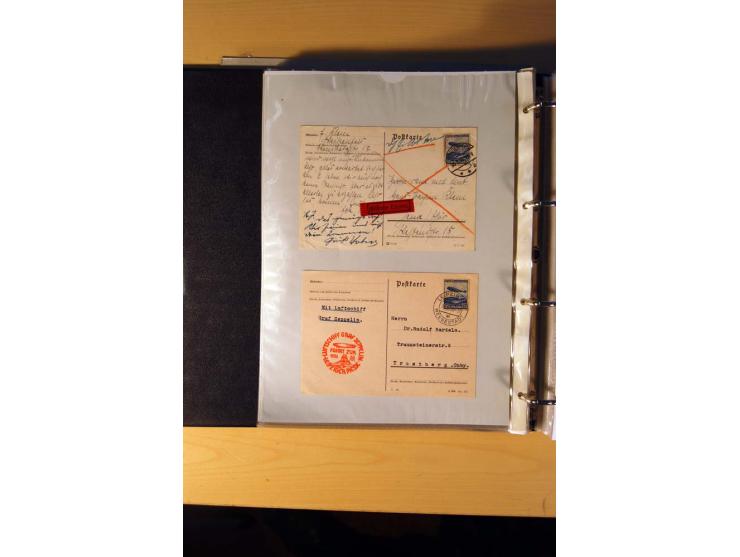 1933/45, sehr umfangreiche Sammlung mit Schwerpunkt Einzel- und Mehrfachfrankaturen der Sondermarken mit ca. 3000 Stück in 19