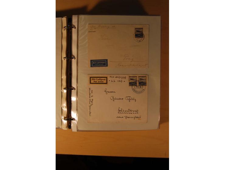 1933/45, sehr umfangreiche Sammlung mit Schwerpunkt Einzel- und Mehrfachfrankaturen der Sondermarken mit ca. 3000 Stück in 19