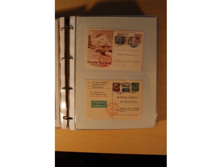 1933/45, sehr umfangreiche Sammlung mit Schwerpunkt Einzel- und Mehrfachfrankaturen der Sondermarken mit ca. 3000 Stück in 19