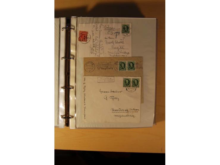 1933/45, sehr umfangreiche Sammlung mit Schwerpunkt Einzel- und Mehrfachfrankaturen der Sondermarken mit ca. 3000 Stück in 19