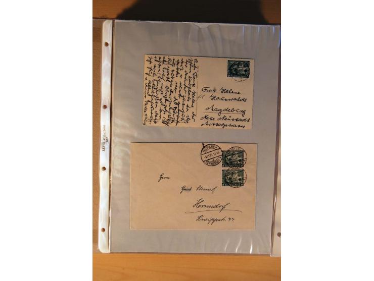 1933/45, sehr umfangreiche Sammlung mit Schwerpunkt Einzel- und Mehrfachfrankaturen der Sondermarken mit ca. 3000 Stück in 19