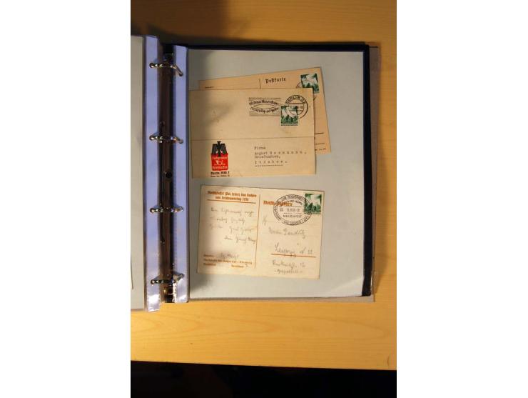 1933/45, sehr umfangreiche Sammlung mit Schwerpunkt Einzel- und Mehrfachfrankaturen der Sondermarken mit ca. 3000 Stück in 19