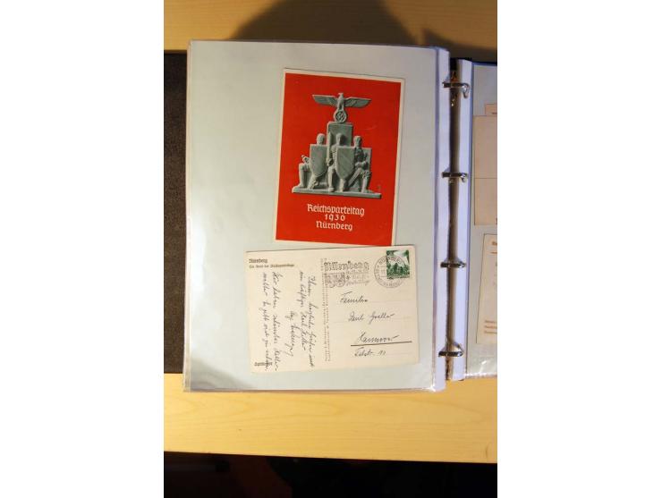 1933/45, sehr umfangreiche Sammlung mit Schwerpunkt Einzel- und Mehrfachfrankaturen der Sondermarken mit ca. 3000 Stück in 19