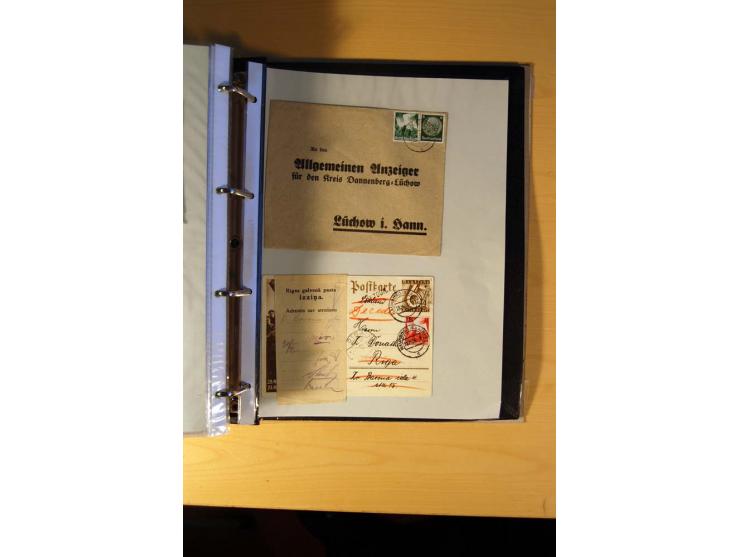 1933/45, sehr umfangreiche Sammlung mit Schwerpunkt Einzel- und Mehrfachfrankaturen der Sondermarken mit ca. 3000 Stück in 19