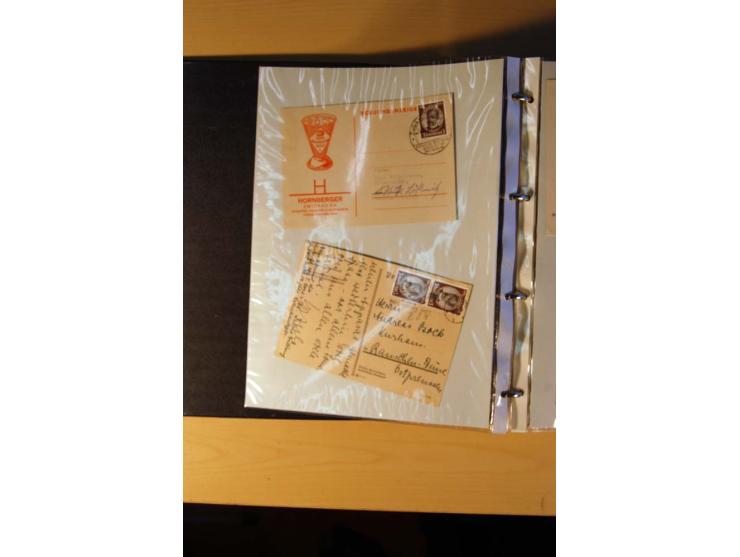 1933/45, sehr umfangreiche Sammlung mit Schwerpunkt Einzel- und Mehrfachfrankaturen der Sondermarken mit ca. 3000 Stück in 19