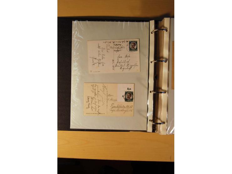 1933/45, sehr umfangreiche Sammlung mit Schwerpunkt Einzel- und Mehrfachfrankaturen der Sondermarken mit ca. 3000 Stück in 19