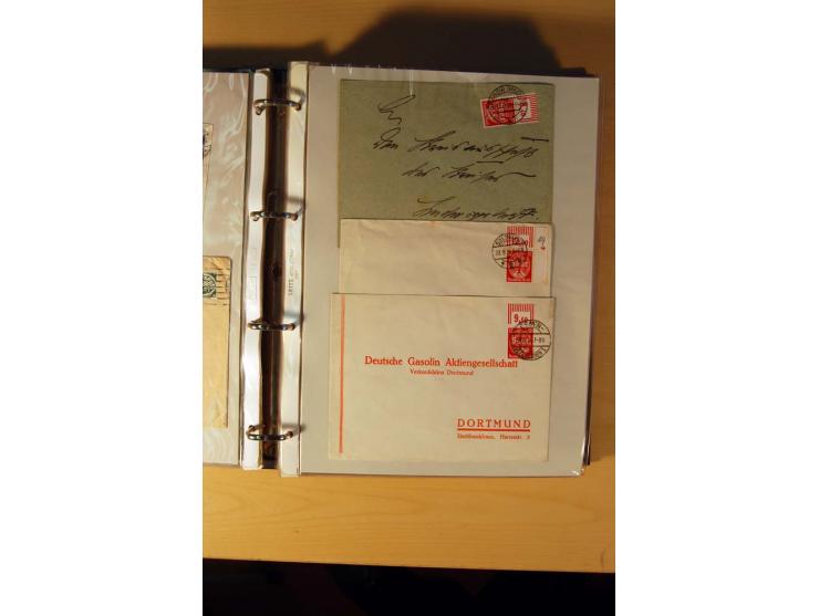 1933/45, sehr umfangreiche Sammlung mit Schwerpunkt Einzel- und Mehrfachfrankaturen der Sondermarken mit ca. 3000 Stück in 19