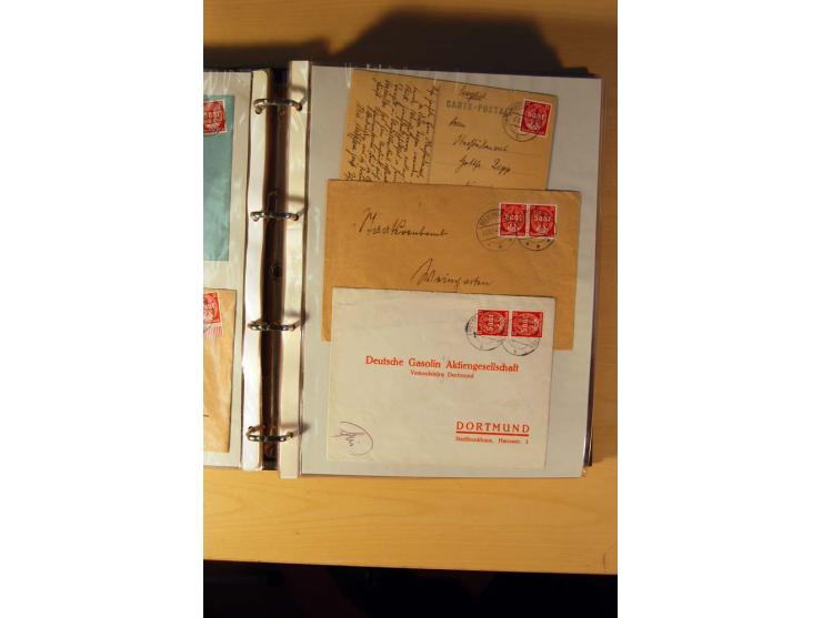 1933/45, sehr umfangreiche Sammlung mit Schwerpunkt Einzel- und Mehrfachfrankaturen der Sondermarken mit ca. 3000 Stück in 19