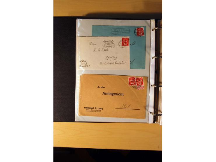 1933/45, sehr umfangreiche Sammlung mit Schwerpunkt Einzel- und Mehrfachfrankaturen der Sondermarken mit ca. 3000 Stück in 19