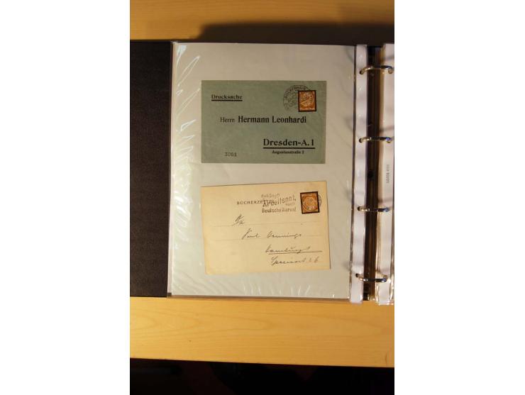 1933/45, sehr umfangreiche Sammlung mit Schwerpunkt Einzel- und Mehrfachfrankaturen der Sondermarken mit ca. 3000 Stück in 19