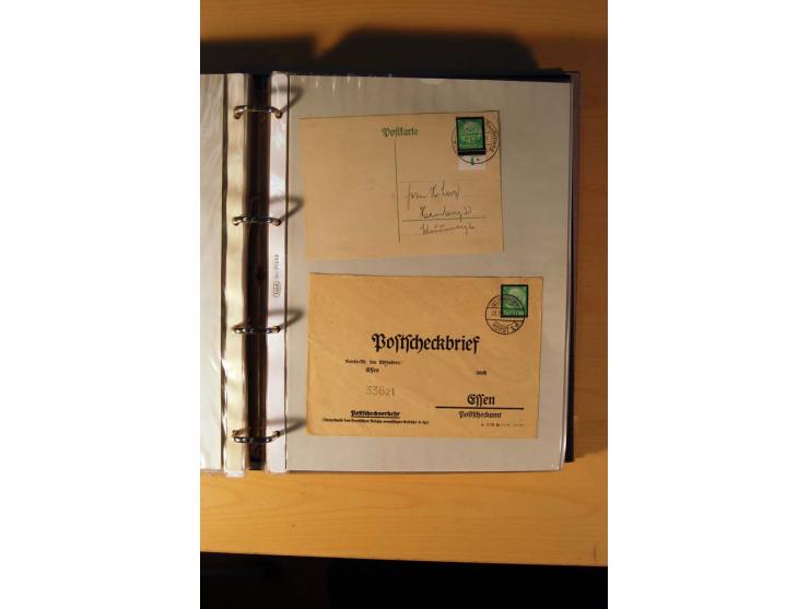 1933/45, sehr umfangreiche Sammlung mit Schwerpunkt Einzel- und Mehrfachfrankaturen der Sondermarken mit ca. 3000 Stück in 19