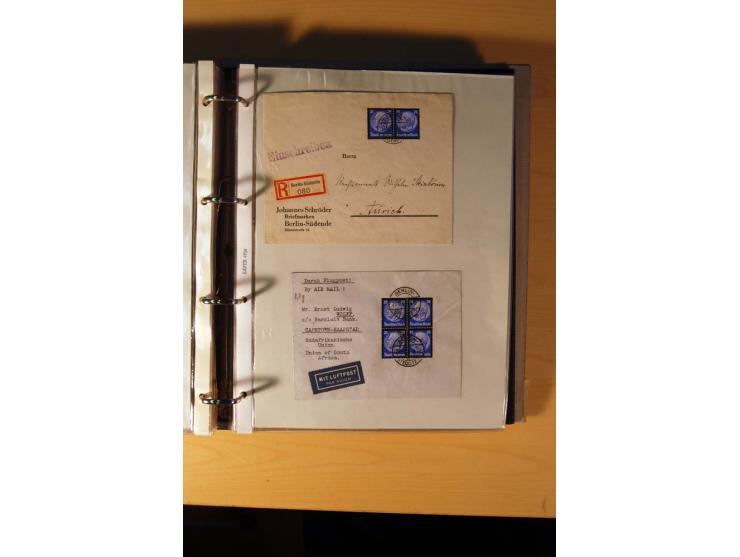 1933/45, sehr umfangreiche Sammlung mit Schwerpunkt Einzel- und Mehrfachfrankaturen der Sondermarken mit ca. 3000 Stück in 19