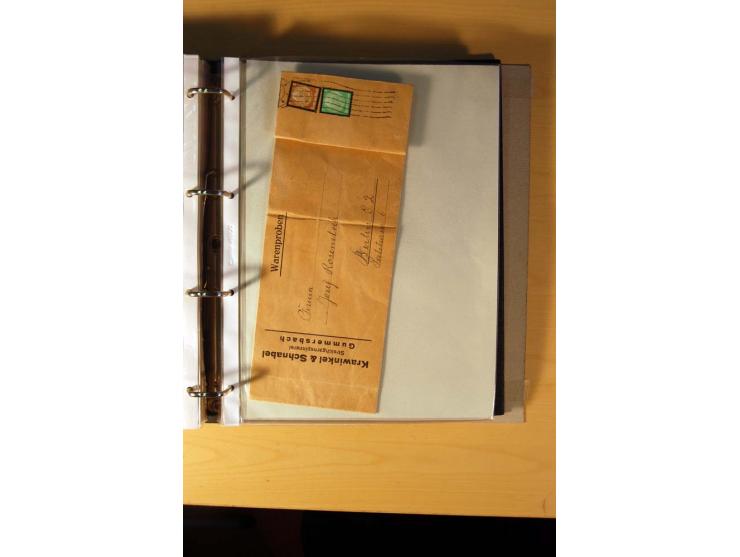 1933/45, sehr umfangreiche Sammlung mit Schwerpunkt Einzel- und Mehrfachfrankaturen der Sondermarken mit ca. 3000 Stück in 19