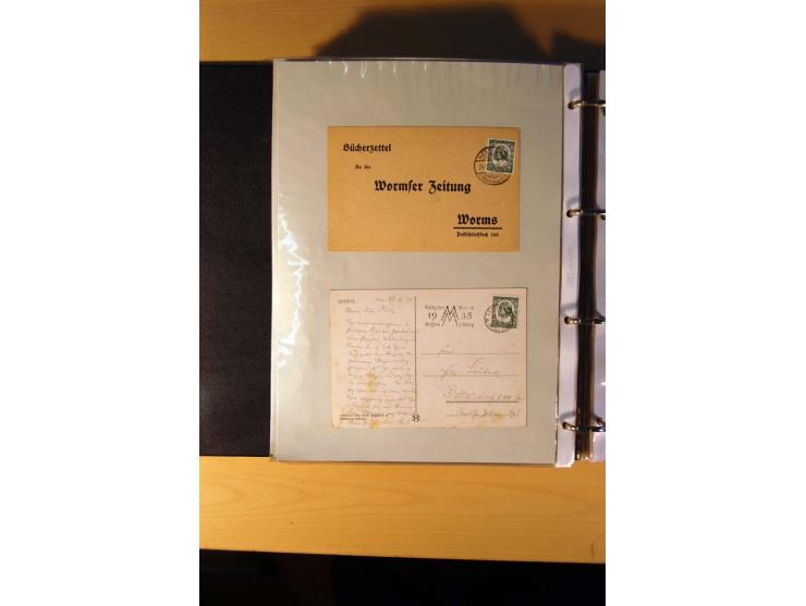 1933/45, sehr umfangreiche Sammlung mit Schwerpunkt Einzel- und Mehrfachfrankaturen der Sondermarken mit ca. 3000 Stück in 19