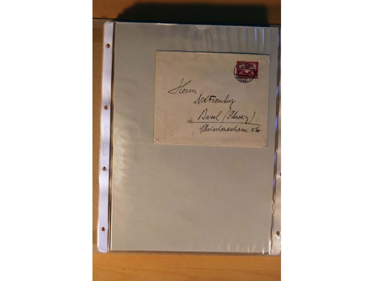 1933/45, sehr umfangreiche Sammlung mit Schwerpunkt Einzel- und Mehrfachfrankaturen der Sondermarken mit ca. 3000 Stück in 19